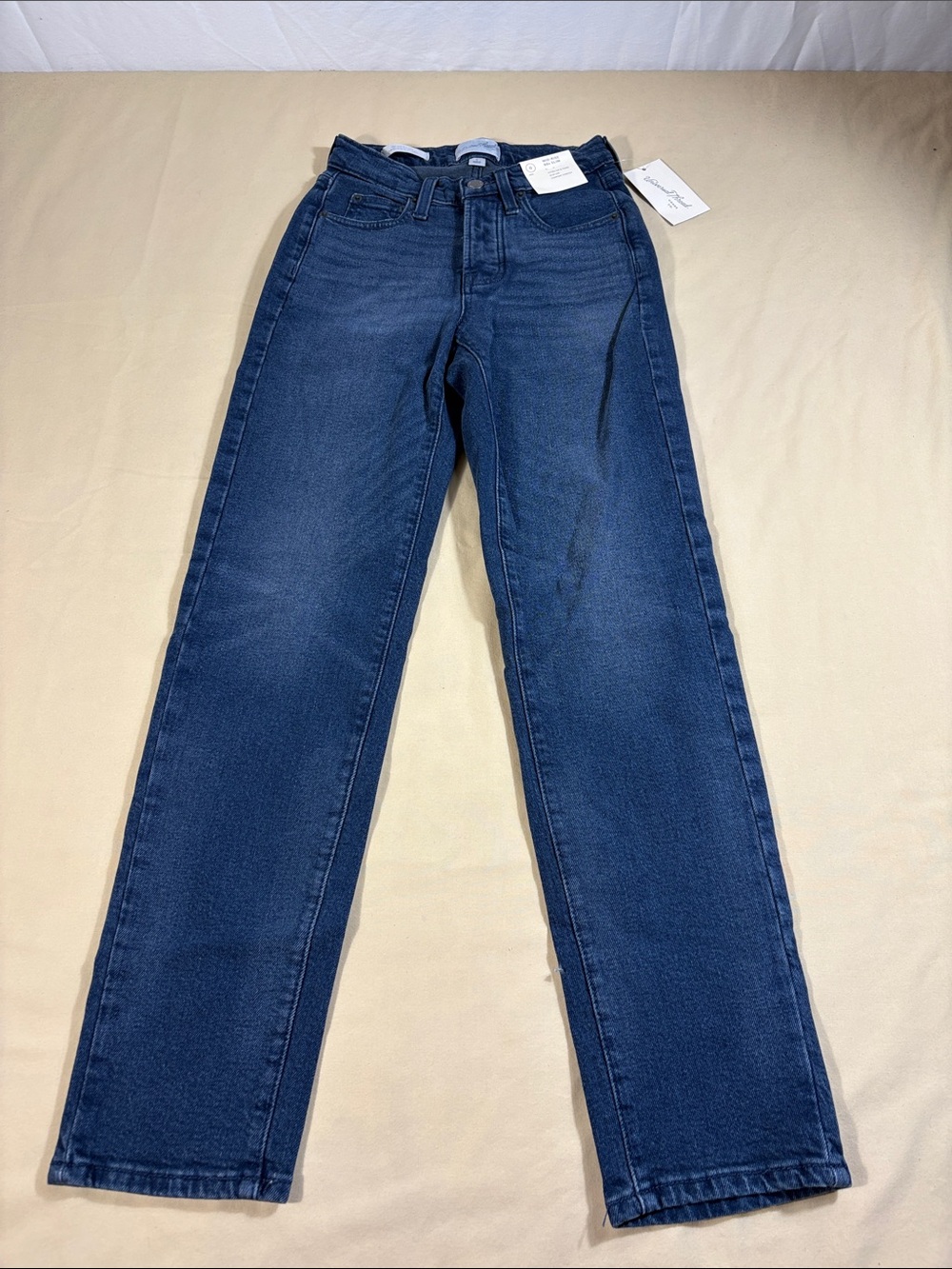 Universal Thread Mid-Rise 80s Slim Leg Jeans Dark Wash Size 0 Regular NWT